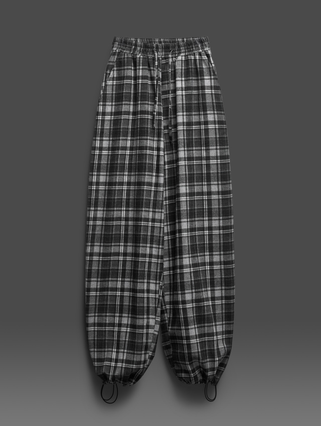 Брюки Baggy из фланели