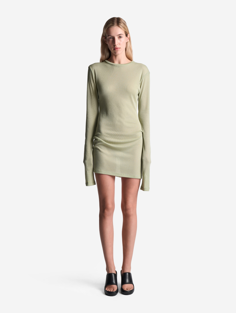 Тонкий трикотажный лонгслив Slim Fit, фото 2 Тонкий трикотажный лонгслив Slim Fit, фото 2