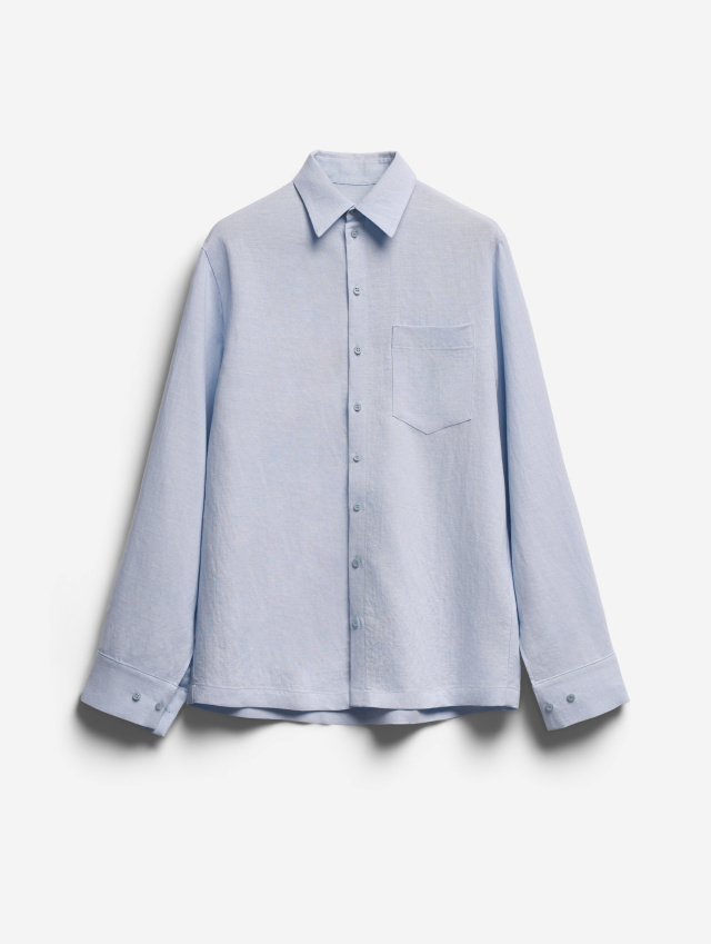 Рубашка Grandpa Fit из тонкого льна