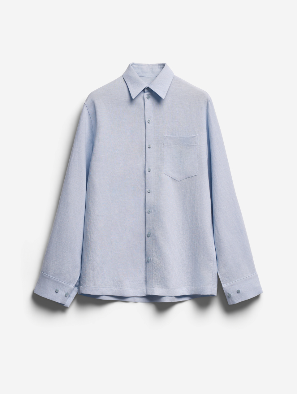 Рубашка Grandpa Fit из тонкого льна, фото 1