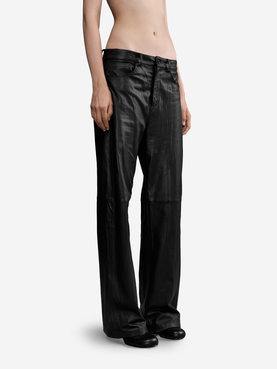 Кожаные джинсы Relaxed Fit, фото 1 Кожаные джинсы Relaxed Fit, фото 1
