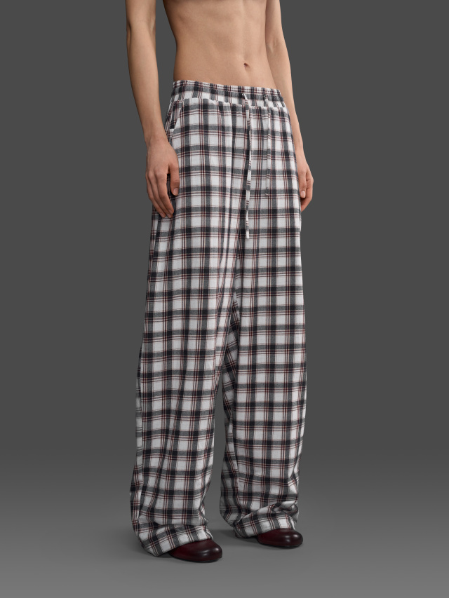 Flannel Baggy Pants
