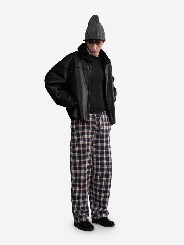 Flannel Baggy Pants
